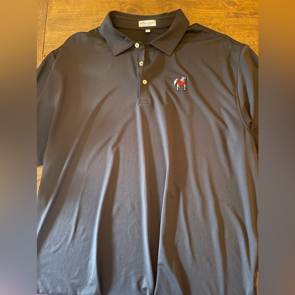 Georgia Standing Bulldog Performance Polo